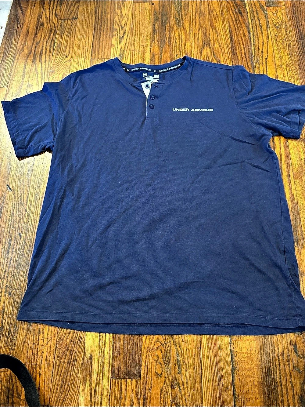 🎉Under Armour Men's Short Sleeve T-shirt Blue Size Large!